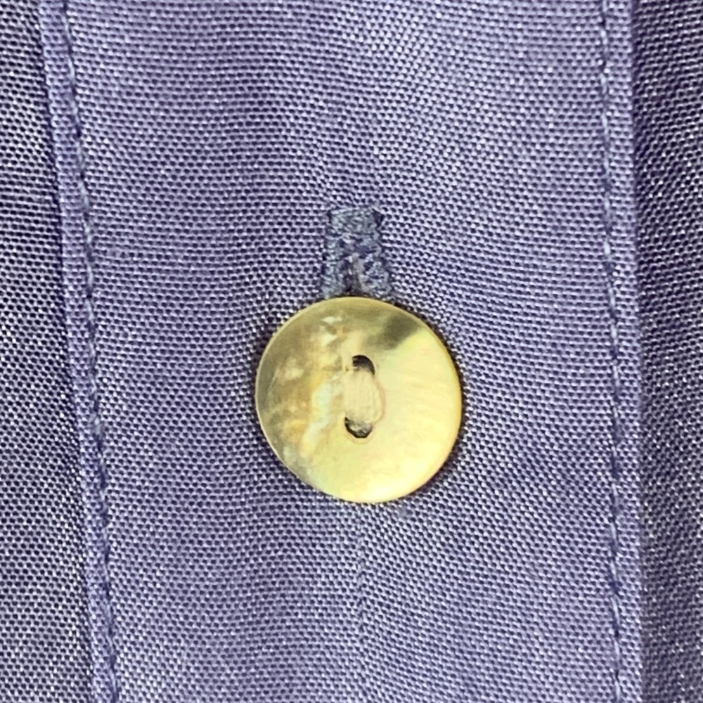 Chico’s Lavender Sandwash Satin Casual Button Down Shirt - Picture 5 of 10
